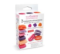 Food colouring set - orange, purple, pink
