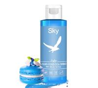 Food Colouring - Vivid Food Colouring for Baking, Cake Decorating, Cookie, Fondant and Macaron - Liquid Tasteless Food Colour Dye for Airbrush, Drinks, DIY Slime Making and Crafts - 160ml (Sky)
