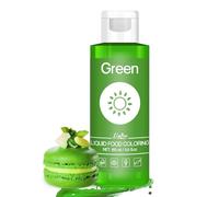 Food Colouring - Vivid Food Colouring for Baking, Cake Decorating, Cookie, Fondant and Macaron - Liquid Tasteless Food Colour Dye for Airbrush, Drinks, DIY Slime Making and Crafts - 160ml (Green)