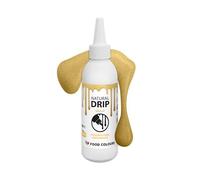 Food Colours Natural Drip Gold 100 ml A Freezing Glaze That Creates an Attractive Effect of Falling Drops for Decorating Cakes, Biscuits, pies and Single portions