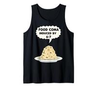 Food Coma Induced by 6-7 Fried Egg Rice Humor Tank Top
