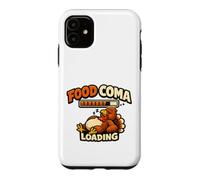 Food Coma Loading Turkey Thanksgiving Funny Graphic Case for iPhone 11