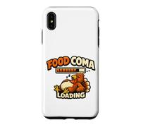 Food Coma Loading Turkey Thanksgiving Funny Graphic Case for iPhone XS Max