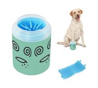 Food Coma Look Portable Pet Foot Cleaner with Soft Silicone Brush Pets Feet Cleaning Kit for Cats Dogs
