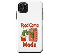 Food Coma Mode On - Funny Christmas Switch Design Case for iPhone 11 Pro Max