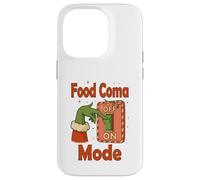 Food Coma Mode On - Funny Christmas Switch Design Case for iPhone 14 Pro
