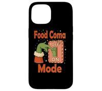 Food Coma Mode On - Funny Christmas Switch Design Case for iPhone 15