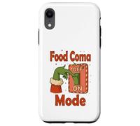 Food Coma Mode On - Funny Christmas Switch Design Case for iPhone XR