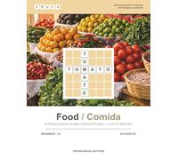 Food / Comida: 50 Bilingual Spanish-English Crossword Puzzles - Level A1 (Beginner) (CRUZA Bilingual Crosswords)