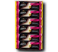 Food Connections Bakewell Flapjack (Pack of 30) - Handmade Oat Bar Flapjacks Multipack, Raspberry Jam & Almond Flavour with White Chocolate Flavour Topping Flapjack Bars