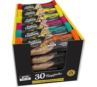 Food Connections Better For You* Flapjack Bars (Box of 30x 80g Bars) - Healthier Snack Flapjacks in 6x Flavours, UK Government HFSS Compliant