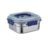 Food Containers - Stainless Steel - Metal Food Storage Containers, for Snack Salad Sandwich School Office Camping Picnic Travel