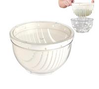 Food Cooking Veggie Choppers - Dicer Cutter, Food Grade Bowl with Holder | Kitchen Chopper and Dryer, Multi-Functional Slicer Bowl for Salad Meal Prep Cooking Tools