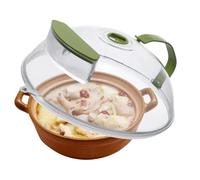 Food Cover for Microwave Oven 10.6x4.7inch Anti-Splash Round Guard with