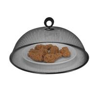Food Cover, Large Iron Mesh Metal Food Cover, 27cm Foods Protection Mesh Net Lid to Keeps Out, for Indoor Outdoor, Home Picnics Barbecue Camping