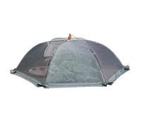 Food Cover, Vintage Pop-Up Mesh Food Cover Foldable Food Net Cover for Kitchen, Picnic, Garden, 70cm Diameter(Grey-Blue)
