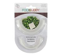 Food Cubby Plate Divider Clear 2 pack