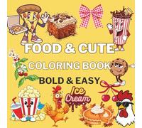 FOOD & CUTE: Coloring book