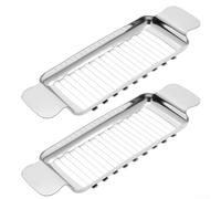 Food Cutter and Cheese Slicer with 18 Stainless Steel Wires for Consistent 0 25 Inch Slices, Ergonomic Handle for Secure Grip, Made from Rust Resistant Stainless Steel