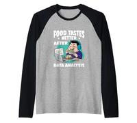 Food Data Scientist Data Science Analyst Programmer Foodie Raglan Baseball Tee