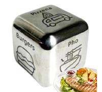 Food Decision Dice, Dinner Dice | Couples What For Dinner Dice Games Date Night Decision Dice | He, his date, romantic meal idea, dice, food decision maker for new year,