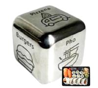 Food Decision Dice,Dinner Dice - Date Night What to Dinner Decision Dice for Couples | Romantic Him Your Night Date Idea Food Dice for Valentine's Day New Year Birthday