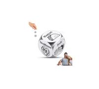 Food Decision Dice, Stainless Steel Engraved Food Decision Dice, Funny Gifts for Him Her, Anniversary Steel Foods Decisions Dices, Sentimental Gifts for Christmas Birthday Stocking Stuffers