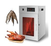 Food Dehydrator, 360° Stainless Steel Rotary Dryer, Adjustable Temperature, Digital Timer, Large-Capacity for Meat Curing