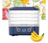 Food Dehydrator 5-Tier - Professional Snack and Meat Dryer, Easy Clean Trays for Dehydrating Fruits and Pet Snacks, Home Use