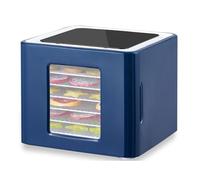 Food Dehydrator 6 Tray with Adjustable Thermostat 35-75°C and 48hr Digital Timer, Perfect for Drying Fruits, Vegetables, Meat, Fish, Jerky, and Herbs