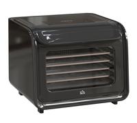 Food Dehydrator Black Stainless Steel ABS 33.8x31.8x26.4cm 6-Tray 48hTimer 350W