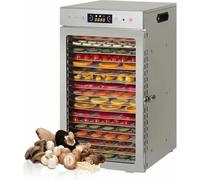 Food Dehydrator for Home - 18-Tray Machine for Drying Fruits, Vegetables, Meat, Jerky, Herbs, Mushrooms, and Dog Treats
