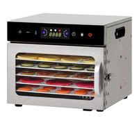 Food Dehydrator for Jerky, Fruit, Herbs, and Dog Treats - Stainless Steel Efficient Drying Machine for Healthy Snacks