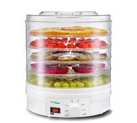 Food Dehydrator Fruit Mushroom Vegetables Meat Fish 5 Trays Temperature Control
