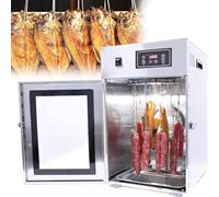 Food Dehydrator Machine, 800W, 360° Rotating, 14 Hooks, Adjustable Thermostat 30-90°C, Digital Timer, Dehydrate 5-7kg, 24 Hours for Commercial Use