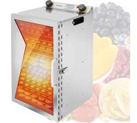 Food Dehydrator Machine, Stainless Steel, Temp Range 30-90℃, Ideal for Dehydrating Fruits and Meats
