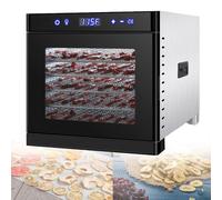 Food Dehydrator with Adjustable Digital Temperature and 24-Hour Timer, 6/8 Tier Dryer for Fruits, Vegetables, Meat, Mushrooms, Herbs, and Seeds