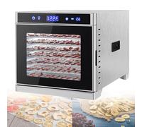 Food Dehydrator with Adjustable Digital Temperature and 24-Hour Timer, 6/8 Tier Dryer for Fruits, Vegetables, Meat, Mushrooms, Herbs, and Seeds