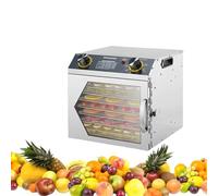Food Dehydrator with Digital Timer and Adjustable Temperature for Jerky, Snacks, and Vegetables