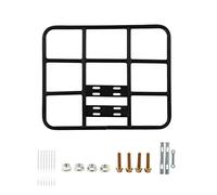 Food Delivery Box Rack Rear Grille 80kg Loading Seamless Steel Tube Universal for Motorcycle Electric Bicycle Rear Rack Extension for Supermarkets Restaurants (Type 2 53/43)