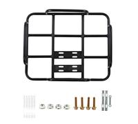 Food Delivery Box Rack Rear Grille 80kg Loading Seamless Steel Tube Universal for Motorcycle Electric Bicycle Rear Rack Extension for Supermarkets Restaurants (Type 1 50/40 ID)