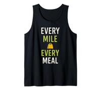 Food Delivery Driver Gig Hustle Rider Courier Rainy Day Tank Top