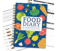 Food Diary and Symptom Log Book for Tracking Meals, Bowel Movements, Sleep, Reactions - Bristol Stool Chart, Notebook Journal for Low FODMAP, IBS, Allergies, Intolerance - Keto, Paleo, Whole30