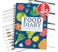 Food Diary and Symptom Log Book for Tracking Meals, Bowel Movements, Sleep, Reactions - Bristol Stool Chart, Notebook Journal for Low FODMAP, IBS, Allergies, Intolerance - Keto, Paleo, Whole30