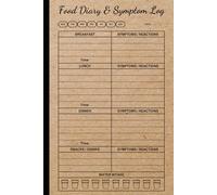 Food Diary And Symptom Log Diet Sensitivity Journal