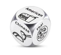 Food Dice Decider Christmas Early Gift Ideas Date Night Games Ideas Dinner Dice Stocking Stuffers Date Night Dices White Elephant Gifts for Women Men Foodie Dices Valentines Day Gifts for Her Him