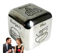 Food Dice for Couples, Food Decision Dice | Couples What for Dinner Dice Games Date Night Decision Cube - Romantic Him Her Date Night Idea Food Cube for Valentine's Day, New Year, Birthday