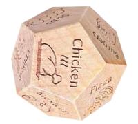 Food Dice - Meal Decision Making Tool, Creative Kitchen Dice Set | Portable Food Choosing Dice, Interactive Meal Planning Dice