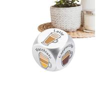 Food Dice Metal 6-Side Office Dinner What to Eat Decider | Dinner Decider Dice for Women Men Spouses Families Friends Roommates Dating Parties Gatherings Home Travel Office