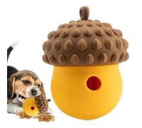 Food Dispensing Dog Toys | Dog Food Dispenser Ball | Acorn-Shaped Snack Dispensing Ball, Boredom Buster Puppy Training Toy for Teeth, Playing